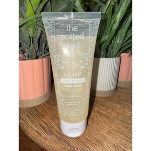 The potted plant. Hemp body wash
